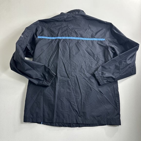 VINTAGE Nike Track Windbreaker Jacket Men XL Blue Y2K Gray Tag Full Zip Logo - Picture 2 of 10